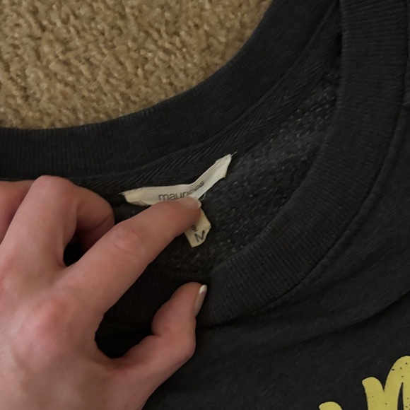 Women’s Black Sweatshirt with Colorful 'Mama' Print - Picture 2 of 3